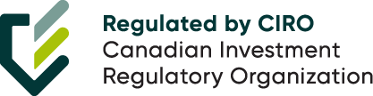 Regulated by CIRO Canadian Investment Regulatory Organization (logo)